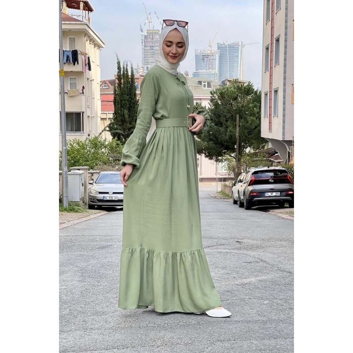 Moda Çizgi Tesettür Elbise