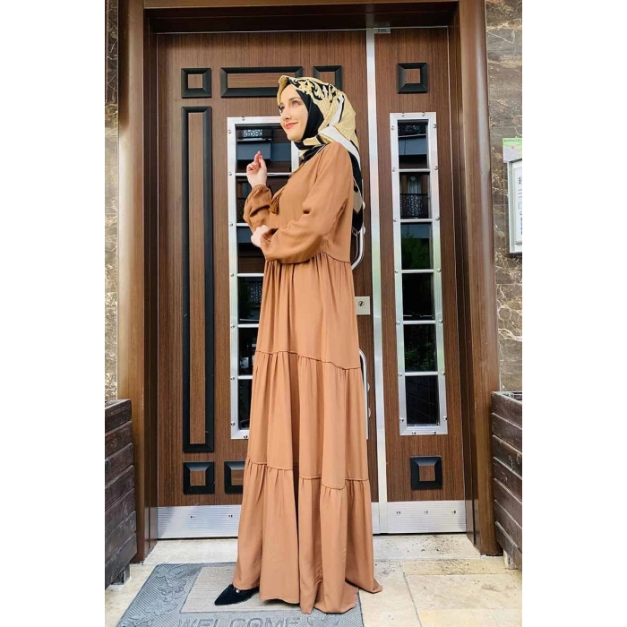 Moda Çizgi Tesettür Elbise