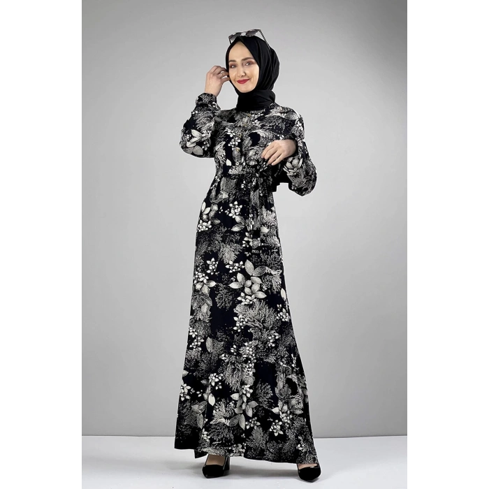 Moda Çizgi Tesettür Elbise