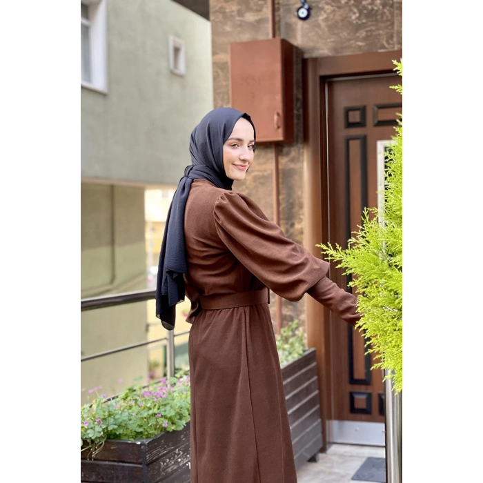 Moda Çizgi Tesettür Elbise