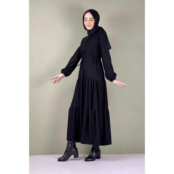 Moda Çizgi Tesettür Elbise