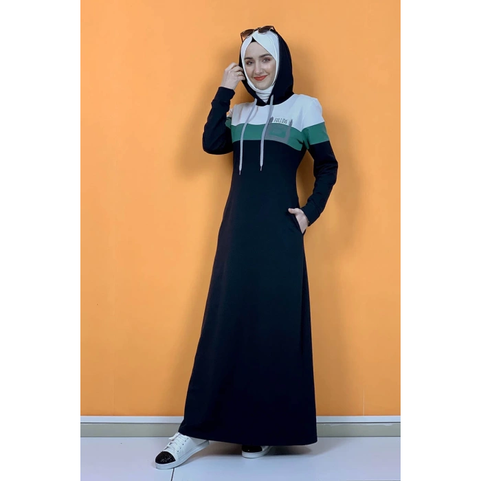 Moda Çizgi Tesettür Elbise