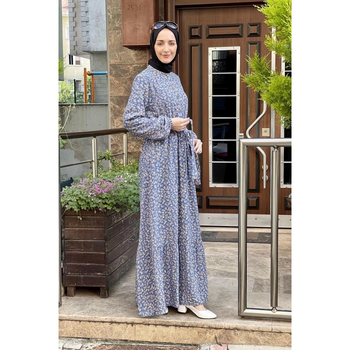 Moda Çizgi Tesettür Elbise