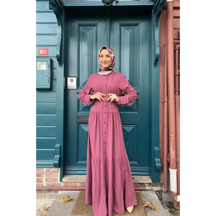 Moda Çizgi Tesettür Elbise