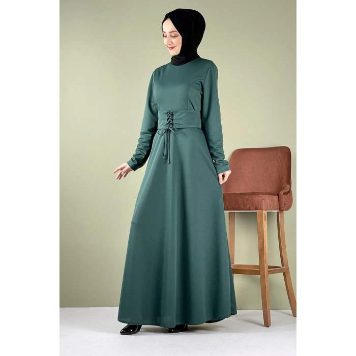 Moda Çizgi Tesettür Elbise