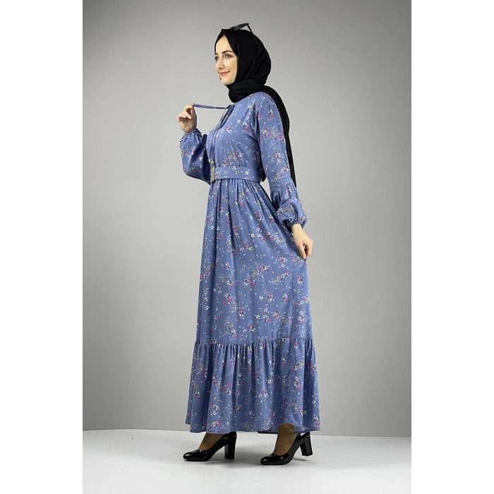 Moda Çizgi Tesettür Elbise