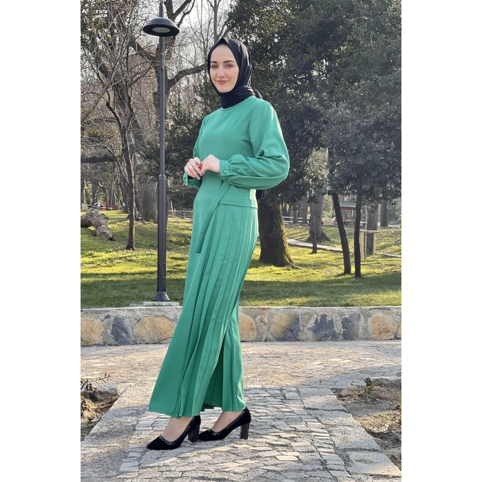 Moda Çizgi Tesettür Elbise