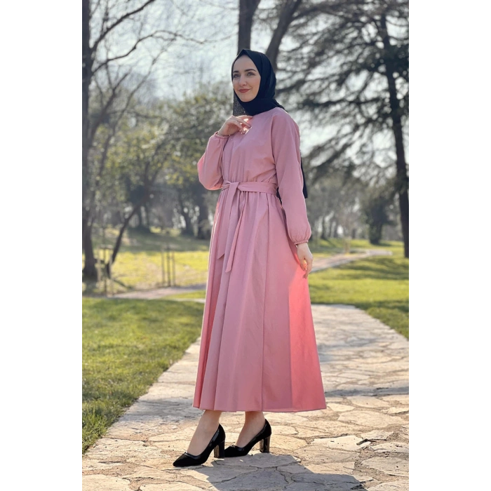 Moda Çizgi Tesettür Elbise