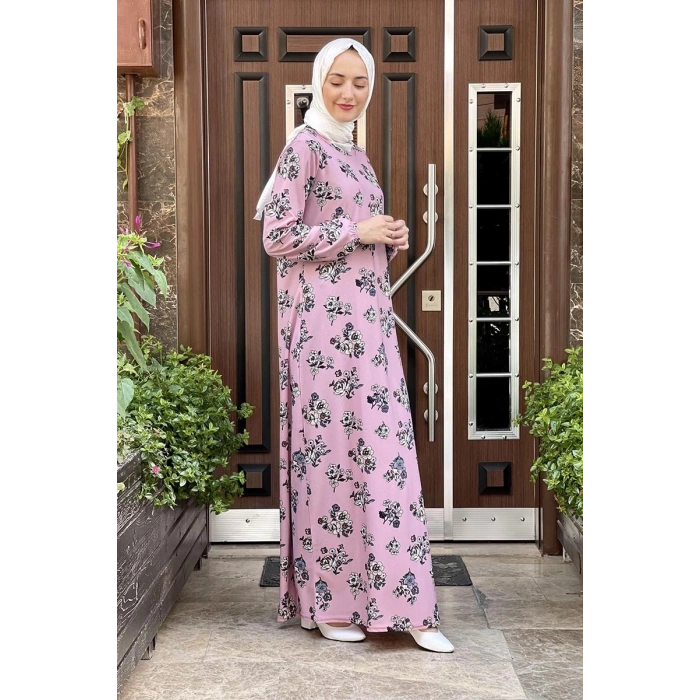 Moda Çizgi Tesettür Elbise