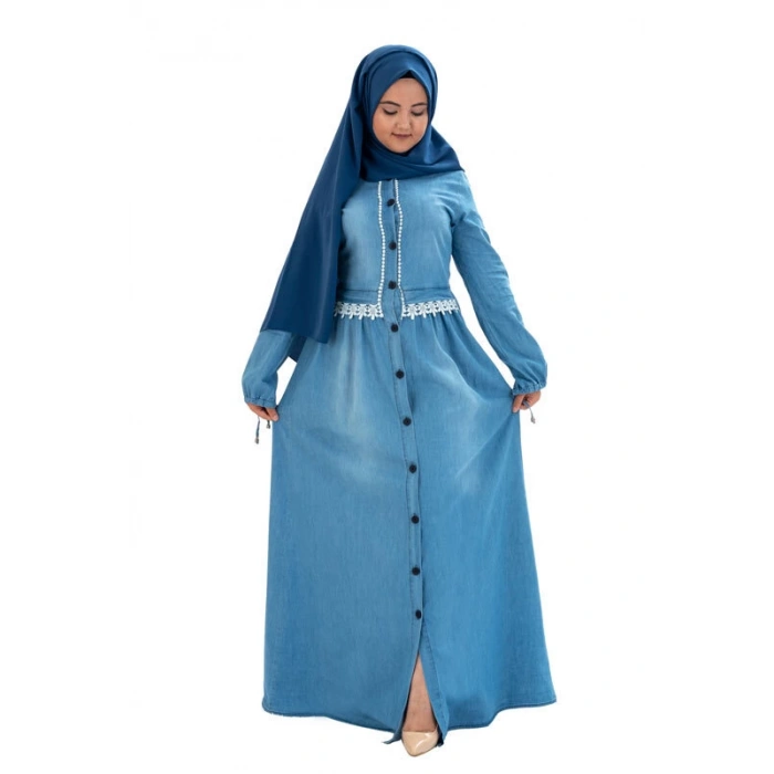 Moda Çizgi Tesettür Elbise