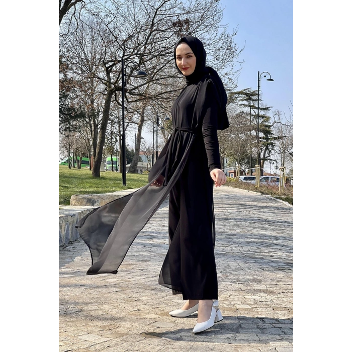 Moda Çizgi Tesettür Elbise