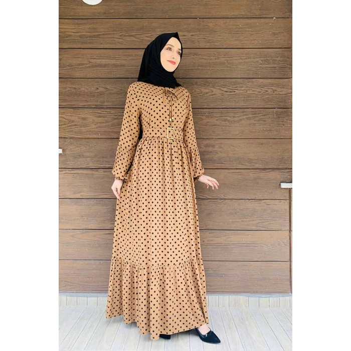 Moda Çizgi Tesettür Elbise