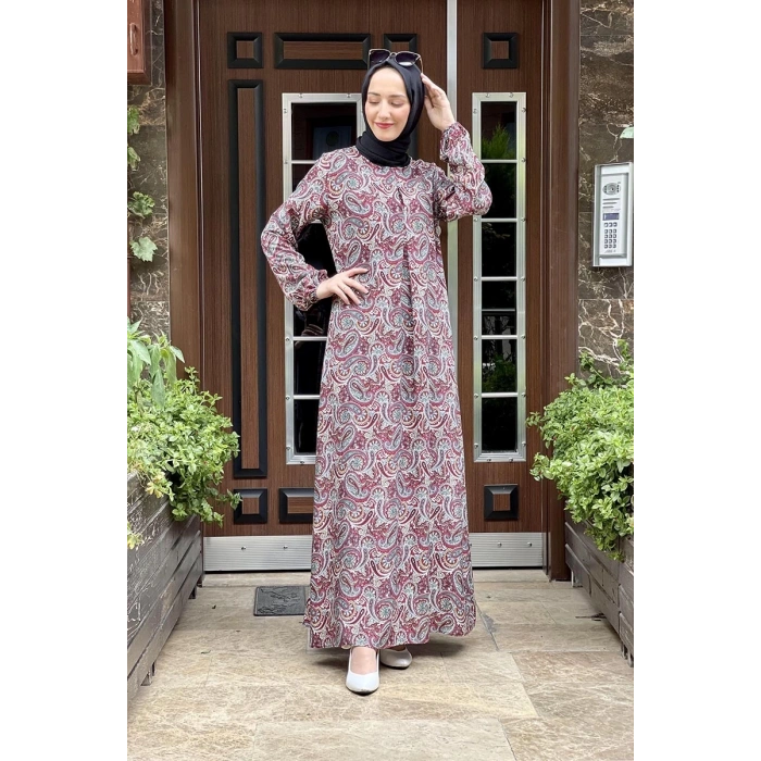 Moda Çizgi Tesettür Elbise