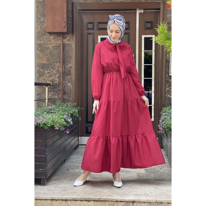 Moda Çizgi Tesettür Elbise