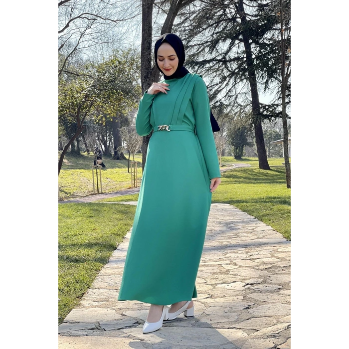 Moda Çizgi Tesettür Elbise