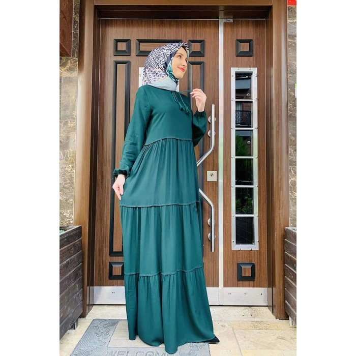 Moda Çizgi Tesettür Elbise