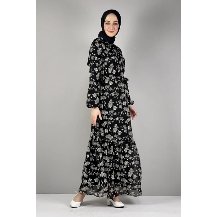 Moda Çizgi Tesettür Elbise