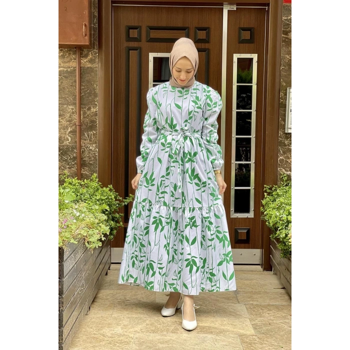 Moda Çizgi Tesettür Elbise