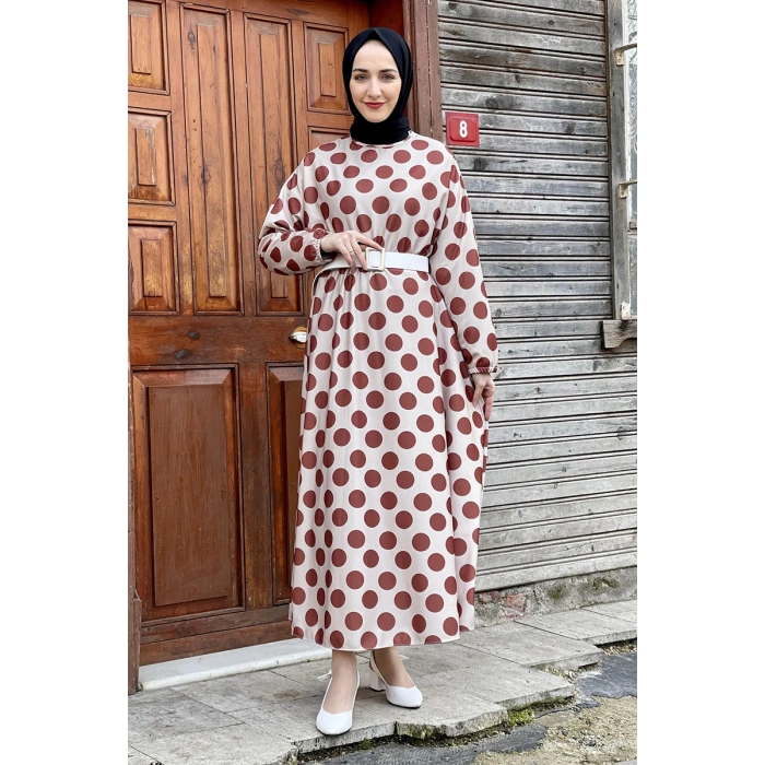 Moda Çizgi Tesettür Elbise