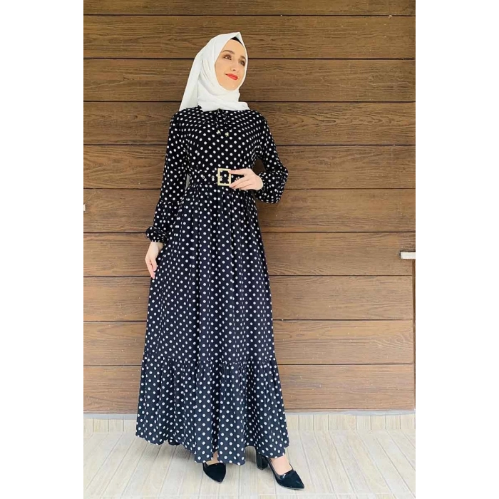 Moda Çizgi Tesettür Elbise