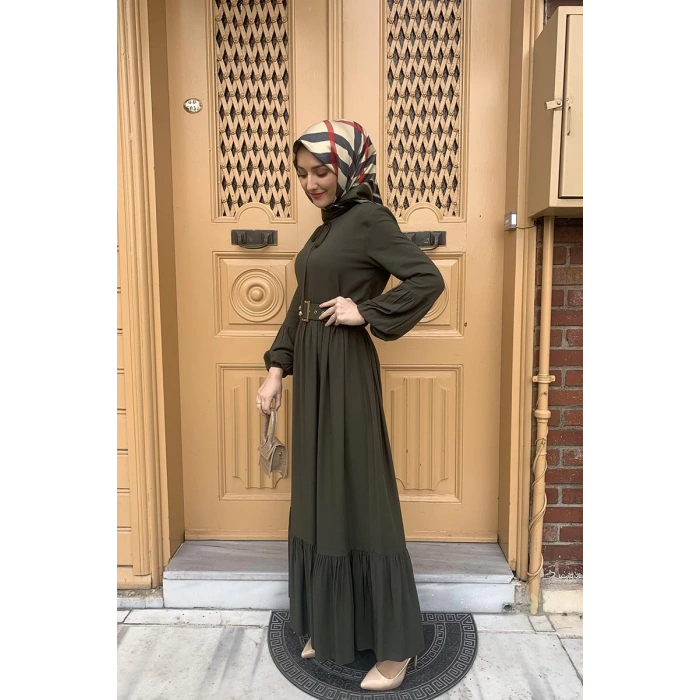 Moda Çizgi Tesettür Elbise