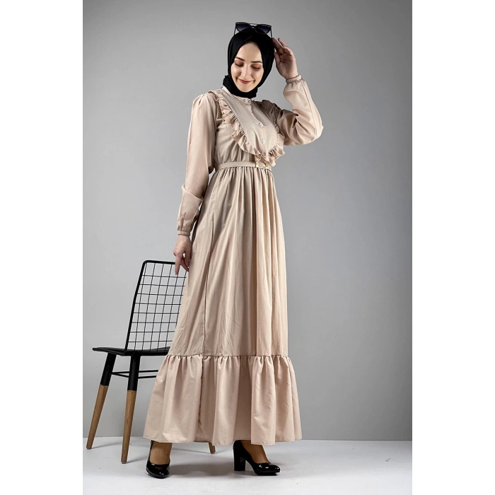 Moda Çizgi Tesettür Elbise