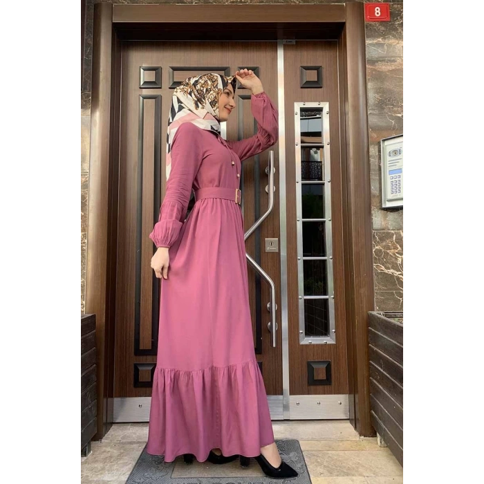 Moda Çizgi Tesettür Elbise