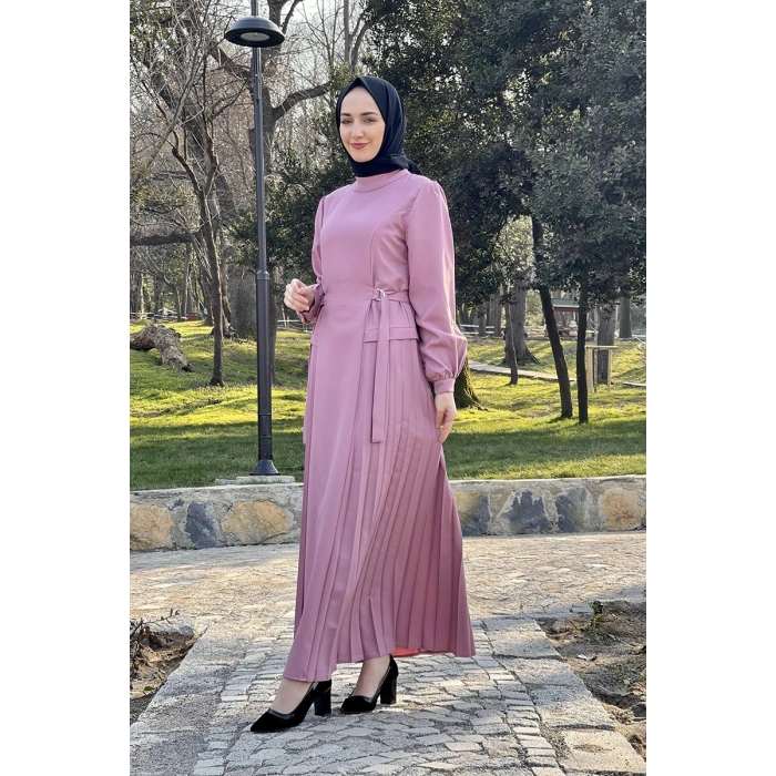 Moda Çizgi Tesettür Elbise