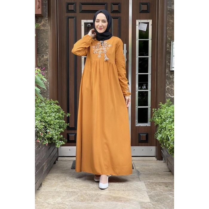 Moda Çizgi Tesettür Elbise