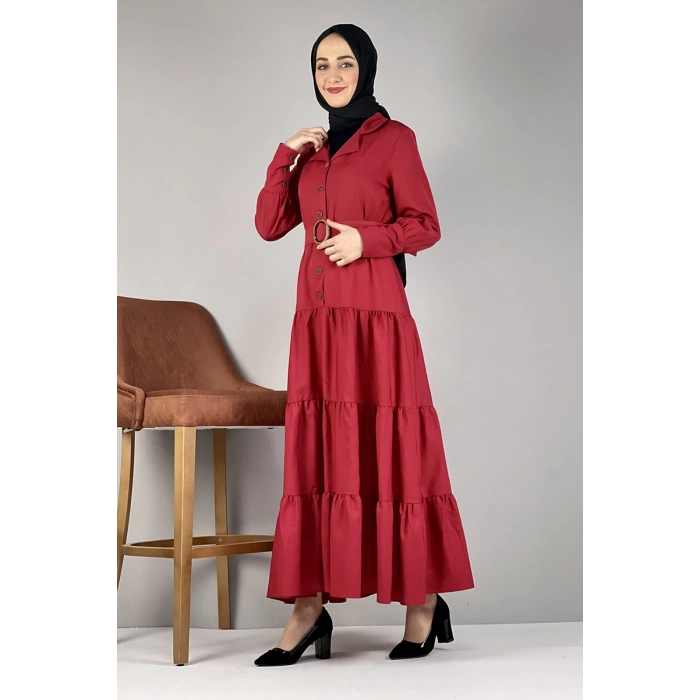 Moda Çizgi Tesettür Elbise