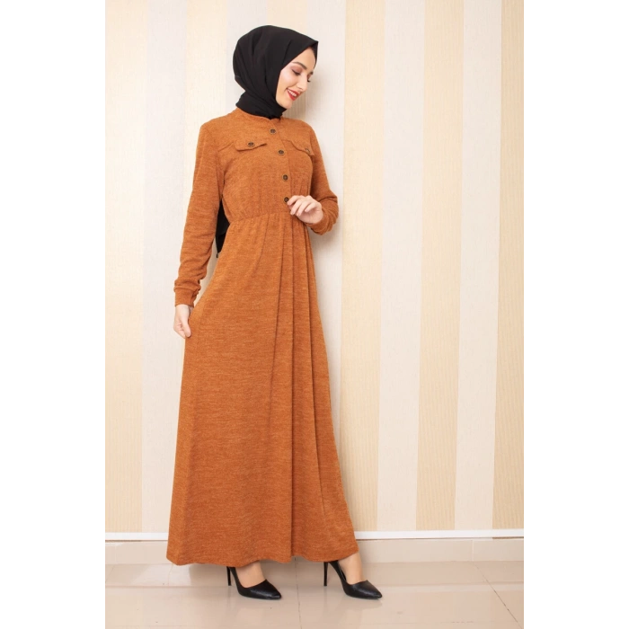 Moda Çizgi Tesettür Elbise