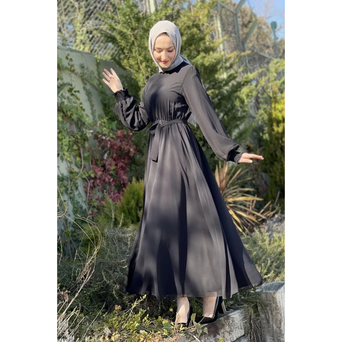 Moda Çizgi Tesettür Elbise