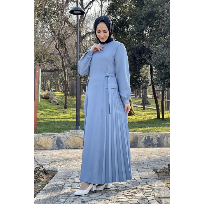 Moda Çizgi Tesettür Elbise