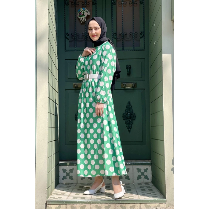 Moda Çizgi Tesettür Elbise