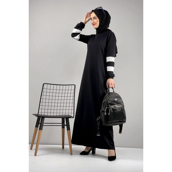 Moda Çizgi Tesettür Elbise