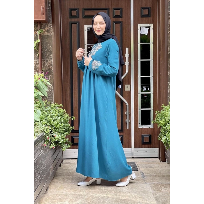 Moda Çizgi Tesettür Elbise