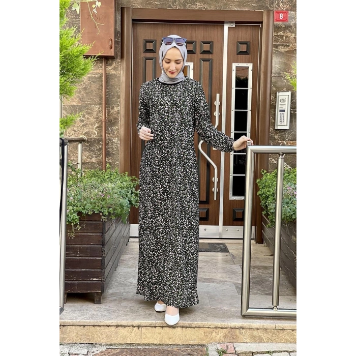 Moda Çizgi Tesettür Elbise