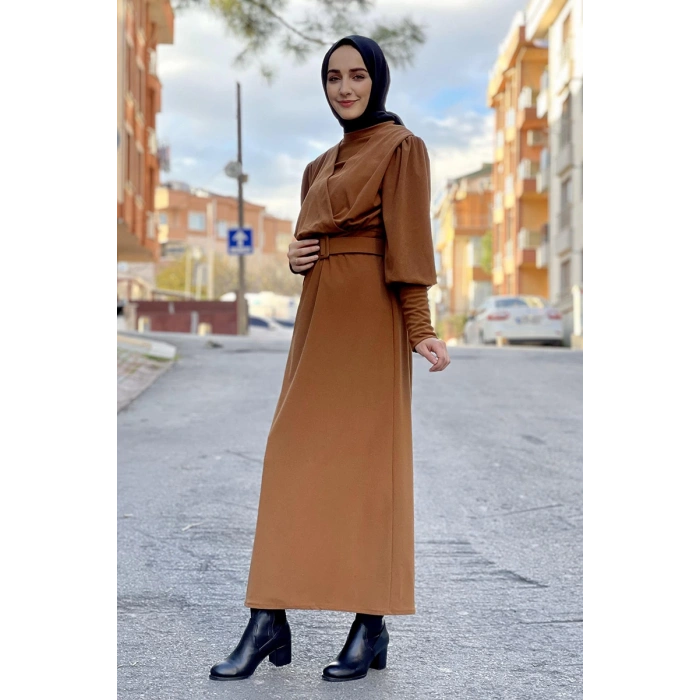Moda Çizgi Tesettür Elbise