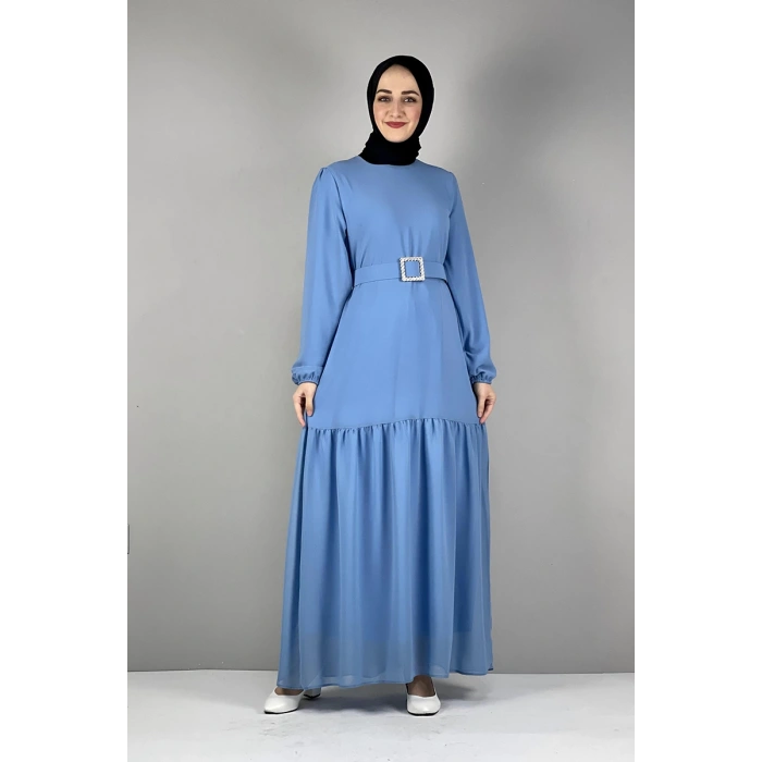 Moda Çizgi Tesettür Elbise