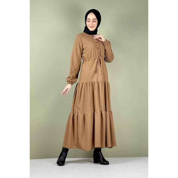 Moda Çizgi Tesettür Elbise