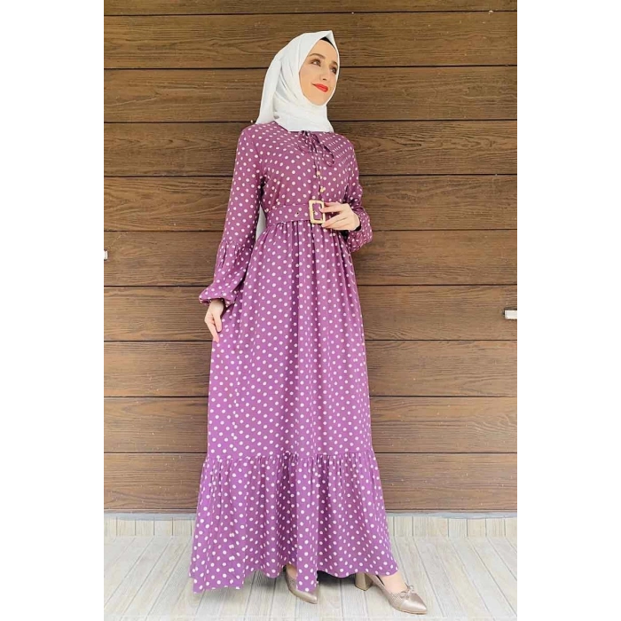 Moda Çizgi Tesettür Elbise