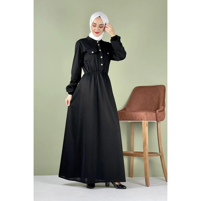 Moda Çizgi Tesettür Elbise