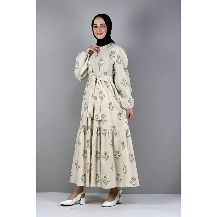 Moda Çizgi Tesettür Elbise