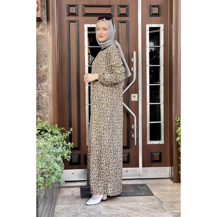 Moda Çizgi Tesettür Elbise