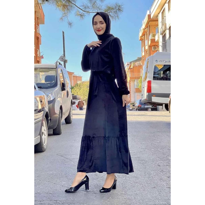 Moda Çizgi Tesettür Elbise