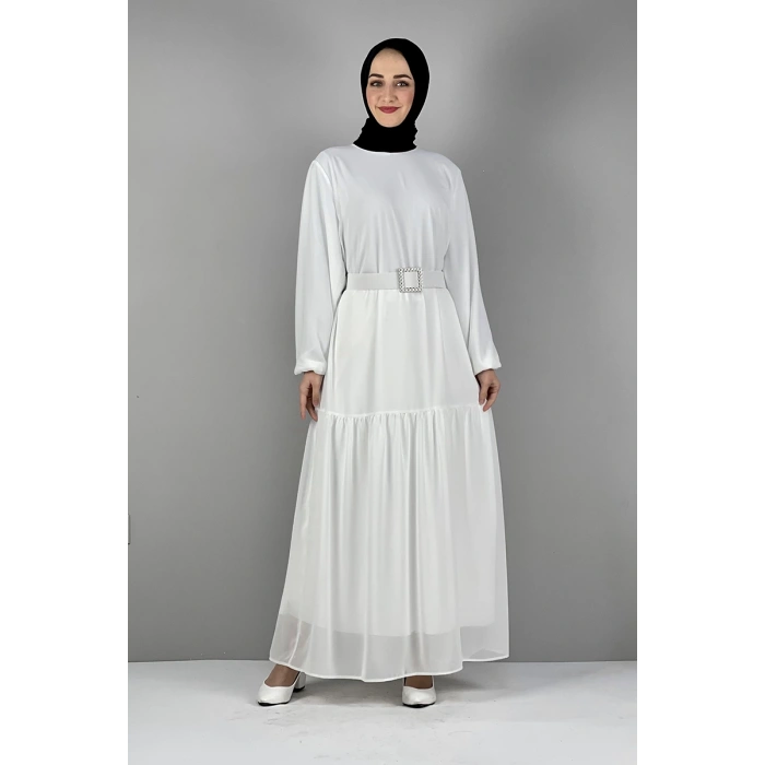 Moda Çizgi Tesettür Elbise