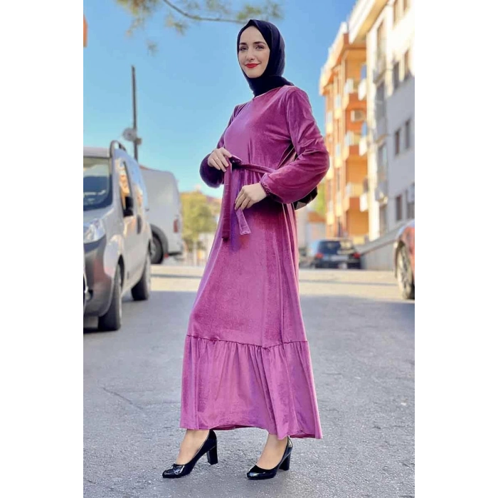 Moda Çizgi Tesettür Elbise