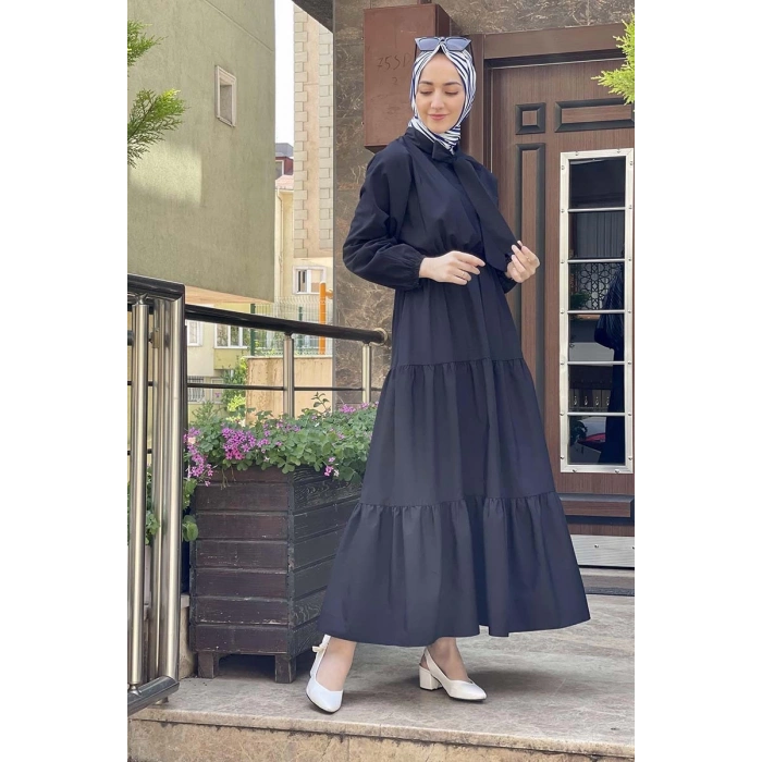 Moda Çizgi Tesettür Elbise