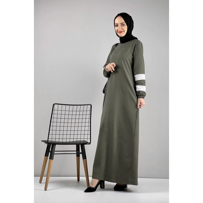 Moda Çizgi Tesettür Elbise