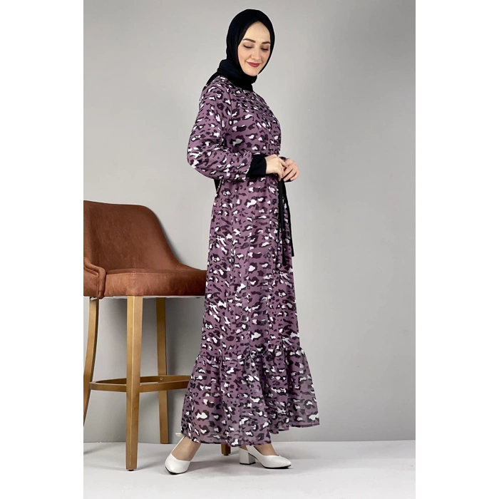 Moda Çizgi Tesettür Elbise